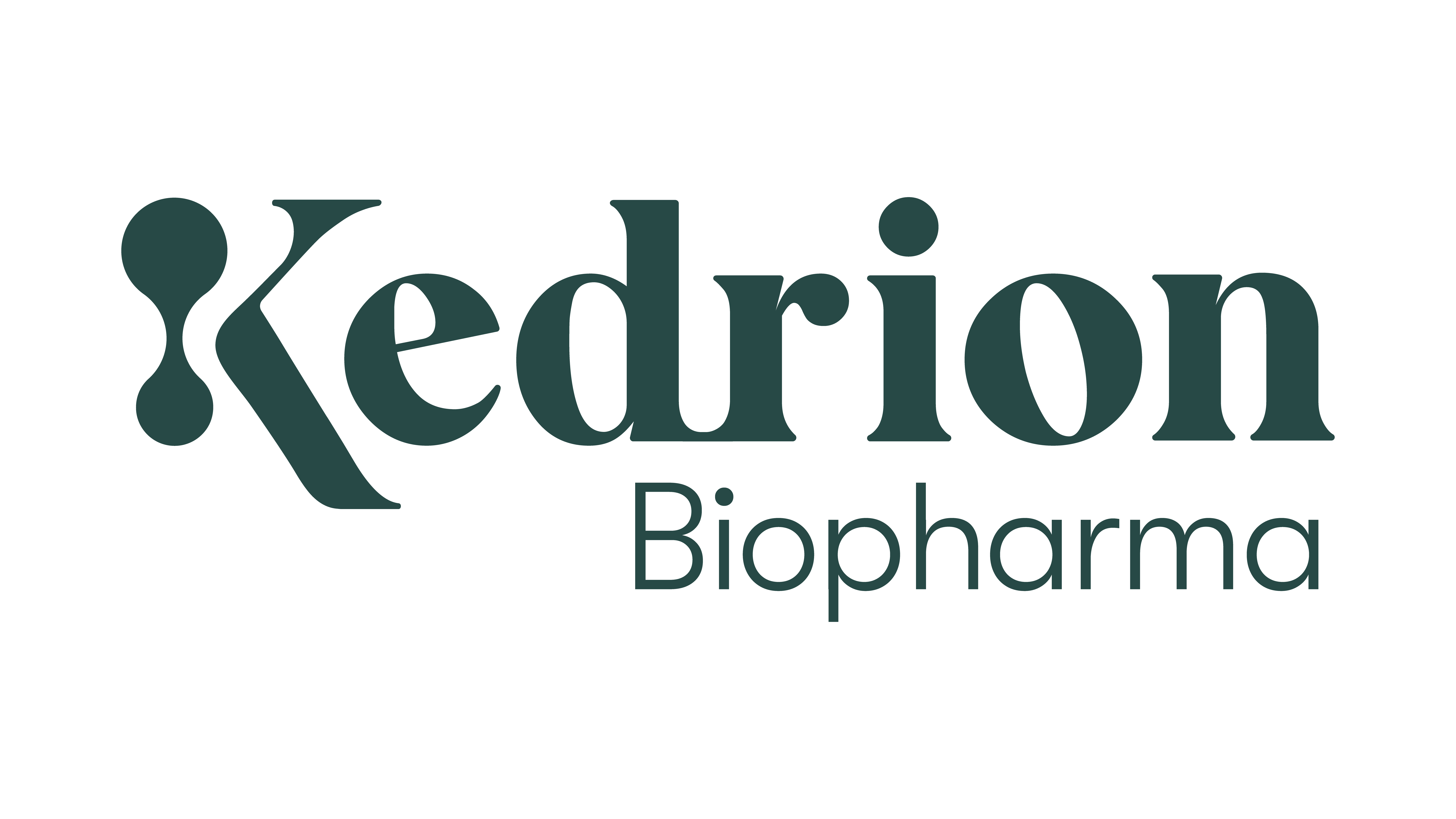 Logo da Kedrion Biopharma com o texto 'Kedrion' em azul escuro e 'Biopharma' em cinza claro, em um estilo de fonte limpa e moderna.
